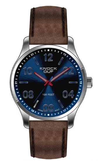 Reloj Knock Out Cuero Hombre 2601.084