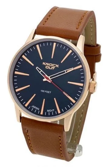 Reloj Knock Out Cuero Hombre 2602.043