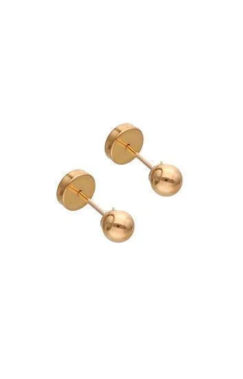 Abridor Enchapados 20 Kt. Bolita N4 4mm