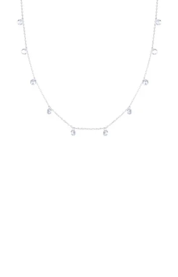 Gargantilla con Cristales Colgantes de 4mm