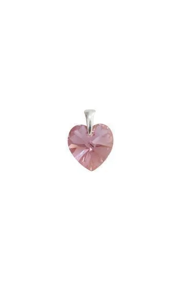 Dije de Crystal Corazon 14mm