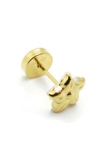 Abridor Oro 18 Kt. Flor Petunia con Cuerpo