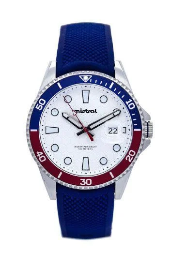Reloj Mistral Caucho Analogo Hombre GTI-2024-07