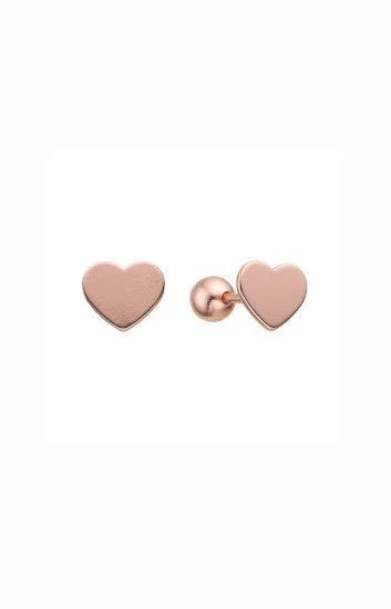 Aros de Corazon Liso
