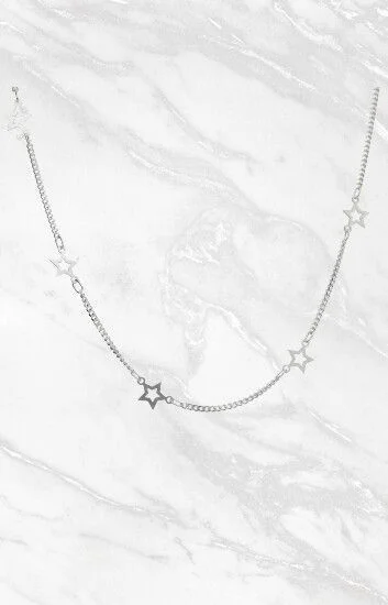 Collar Estrellas Caladas