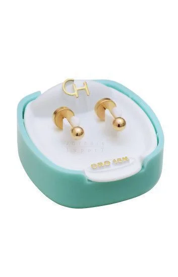 Abridor Oro 18 Kt. Bolita N2 3mm