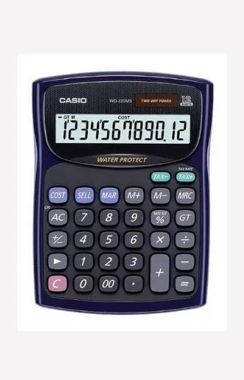 Reloj Casio Calculadoras WD-220MS-BU