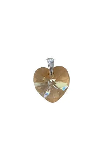 Dije de Crystal Corazon 18mm