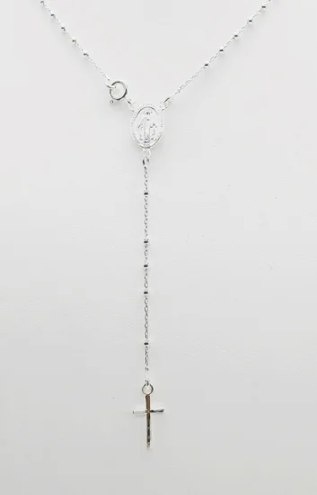 Rosario con Medalla de la Milagrosa y Bolitas de 2mm