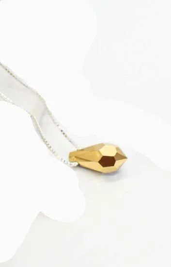 Collar con Cadena Veneziana y Dije Lancia de Crystal Aurum Half
