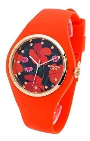 Reloj Knock Out Analogos Caucho Dama 8469.103