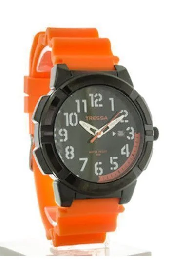 Reloj Tressa Caucho Analogo Hombre TEXAS-BK-03