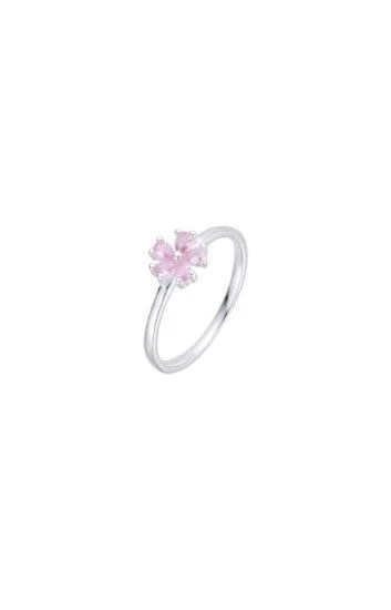 Anillo de Flor con Cubic