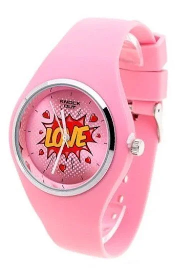 Reloj Knock Out Analogos Caucho Dama 8469.456