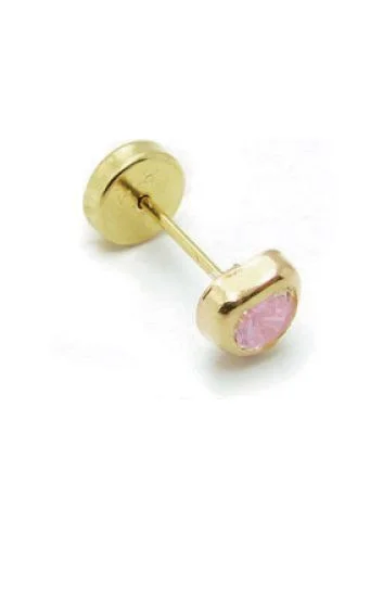 Abridor Oro 18 Kt. Corazon con Cubic