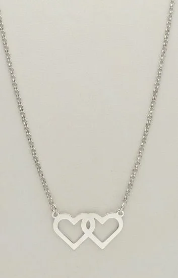 Collar Corazones Enlazados