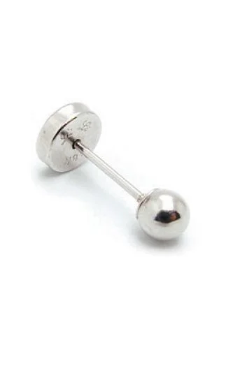 Abridor Oro Blanco Bolita N2 3mm