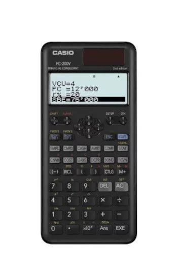 Reloj Casio Calculadoras FC-200V-2