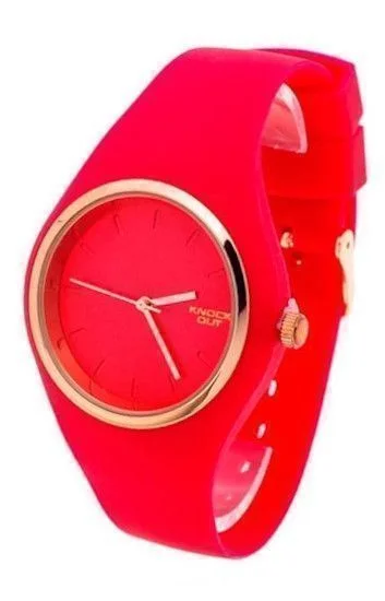Reloj Knock Out Analogos Caucho Dama 8469.402