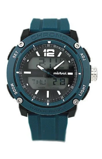 Reloj Mistral Caucho Ana-Digi GADW-1220-02