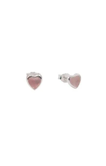 Aros de Piedra en Forma de Corazon 7mm