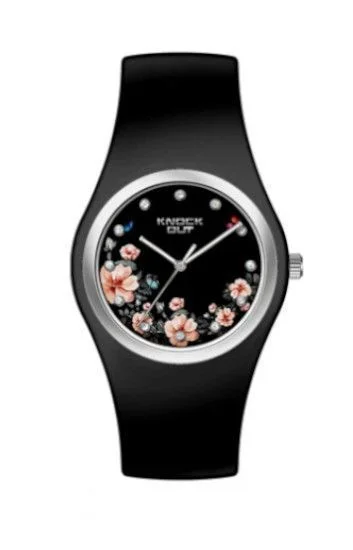 Reloj Knock Out Analogos Caucho Dama 8449.135