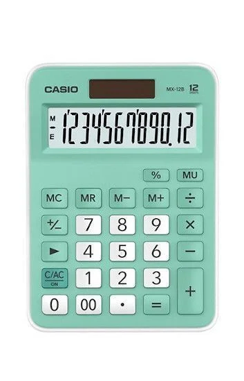 Reloj Casio Calculadoras MX-12B-GN