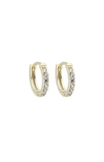 Aros Huggies con Circones 12mm Dorado