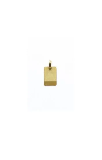 Medalla Rectangular con grabado Superior 8x12mm