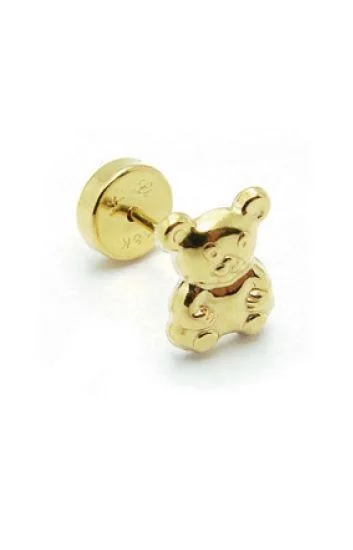 Abridor Oro 18 Kt. Oso con Cuerpo