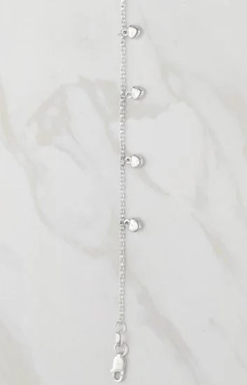 Pulsera con Corazones Inflados