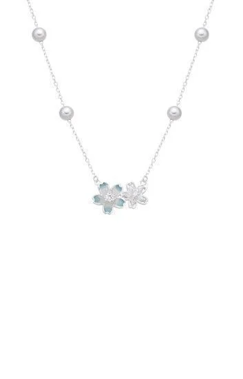 Gargantilla de Flores y Perlas