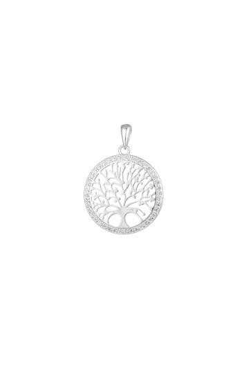 Dije Colgante de Arbol de la Vida con Circones