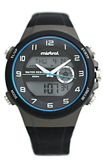Reloj Mistral Caucho Ana-Digi GADX-VL-08