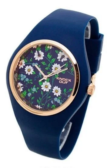 Reloj Knock Out Analogos Caucho Dama 8469.188
