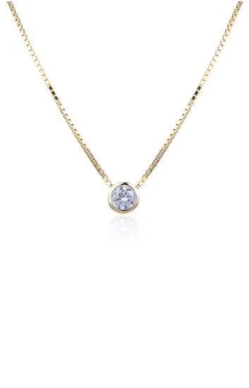 Gargantilla de Cadena Veneciana con Punto de Luz 5mm