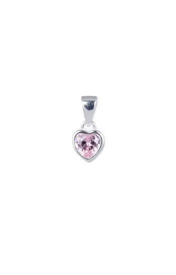 Dije de Cubic con Forma de Corazon 5mm