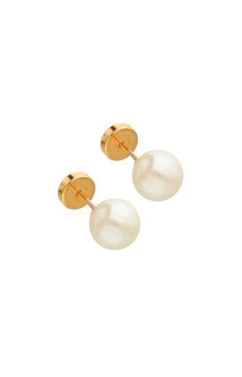 Abridor Enchapados 20 Kt. Perla Simil 6mm
