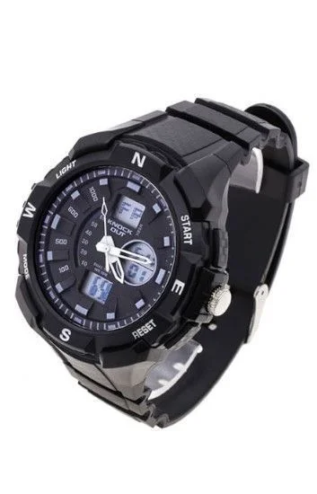 Reloj Knock Out Analogo Digital Caucho 8144.063