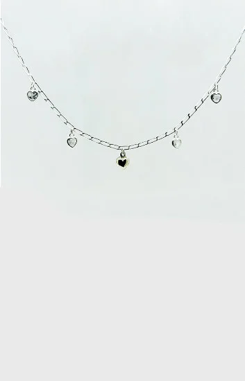 Collar con Dijes de Corazon