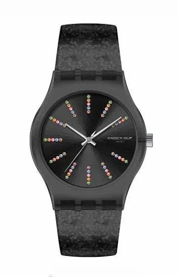 Reloj Knock Out Analogos Caucho Dama 8441.608