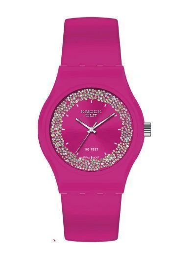 Reloj Knock Out Analogos Caucho Dama 8442.565