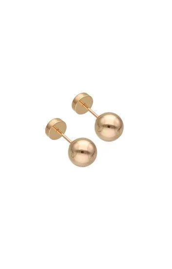 Abridor Enchapados 20 Kt. Bolita N8 6mm