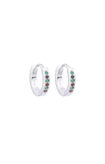 Aros Argollas Huggies con Circones 12mm