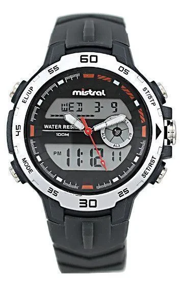 Reloj Mistral Caucho Ana-Digi GADX-VN-08