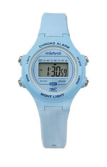 Reloj Mistral Caucho Digital Dama LDX-BAN-2A