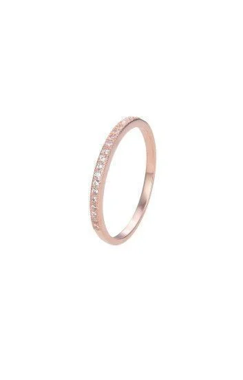 Anillo Medio Sin Fin Rosado