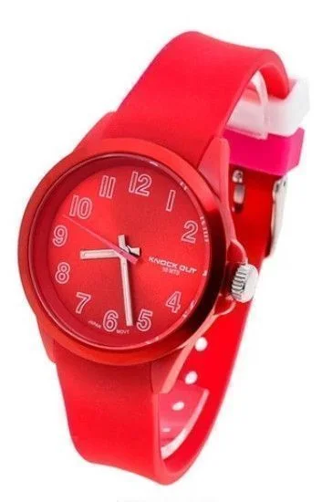 Reloj Knock Out Analogos Caucho Dama 8939.300