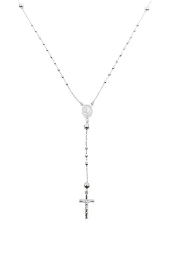Rosario con Medalla de la Milagrosa, Bolitas de 2.5mm, de 5mm y Cruz