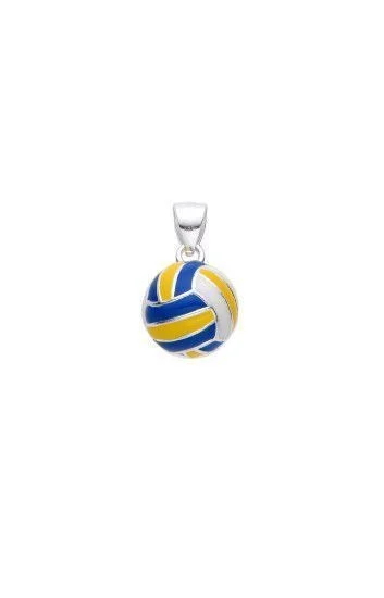 Dije de Pelota de Voley Esmaltado
